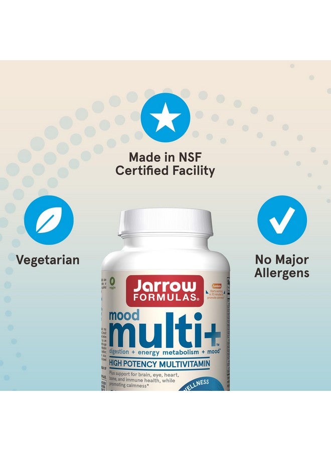 Jarrow Formulas Multi+ Mood Multivitamins for Occasional Stress Resistance, 60 Tablets, 30 Day Supply - Image 4
