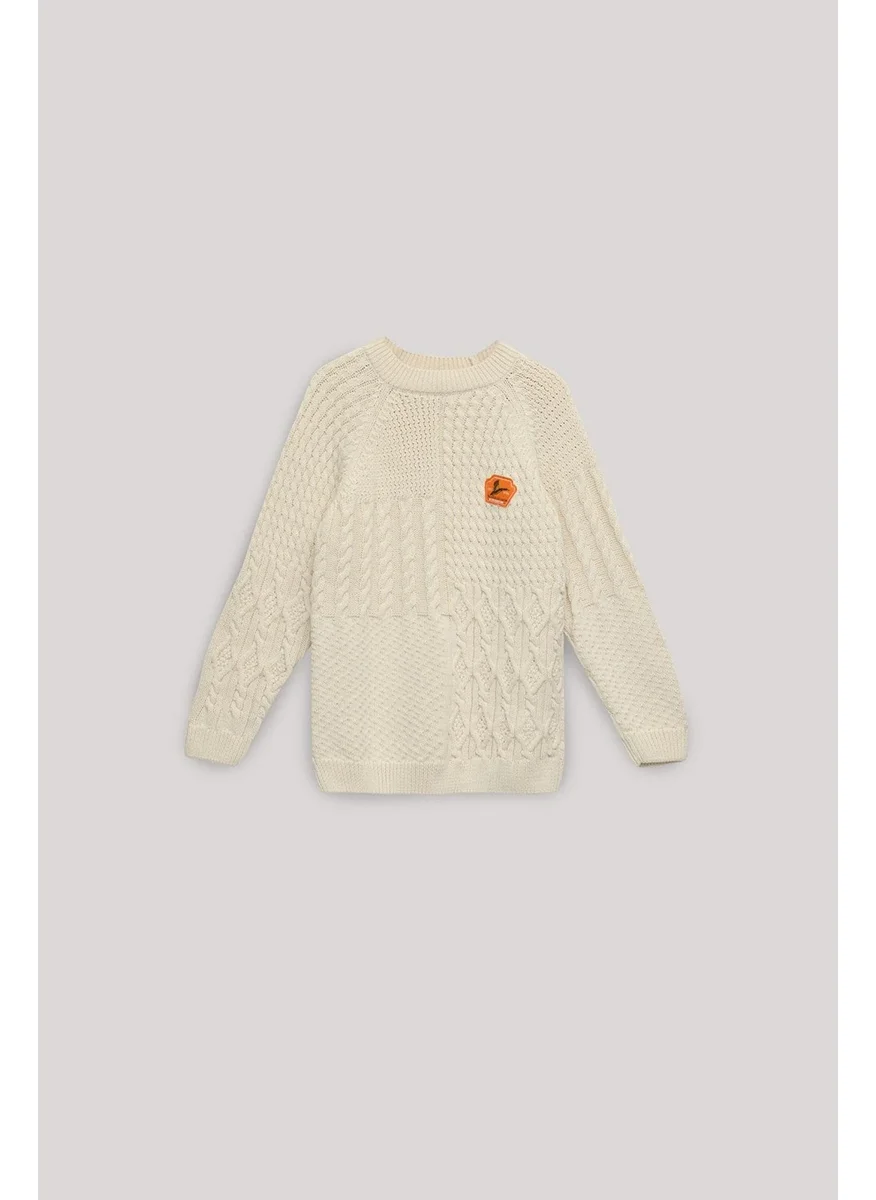NEBBATI - Invalid brand Bg Store Boy White Sweater