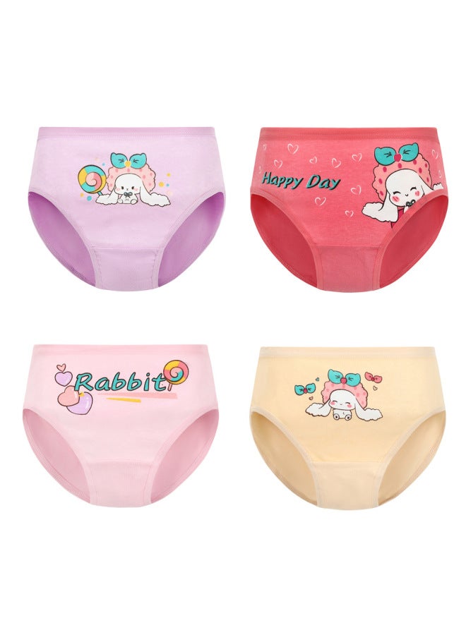 Girls Underwear Children's Cotton Boxers Girls Small And Medium-sized Children's Boxers Cotton Baby Shorts