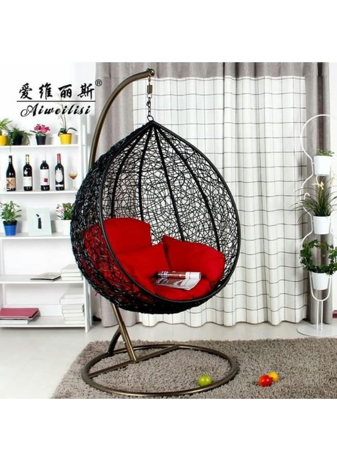 Sampa Rattan Sampa Rattan Solo Hanging Swing – Relaxation at Its Best.  - Image 1