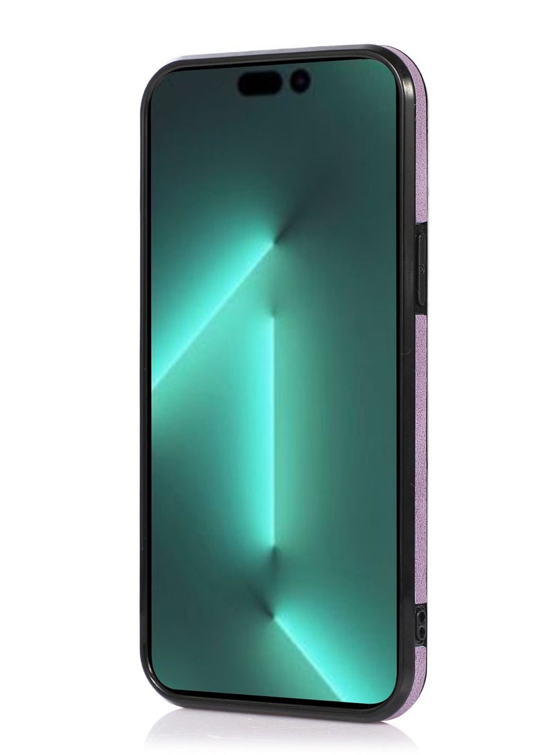 Suteni Back Cover Leather Card Slots Phone Case for iPhone - Image 2