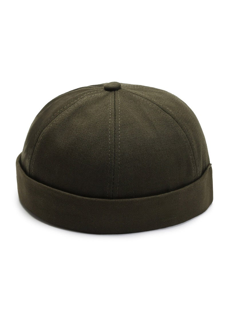 Generic - Spring Embroidered Palm Tree Cap Unisex Army Green - Image 1