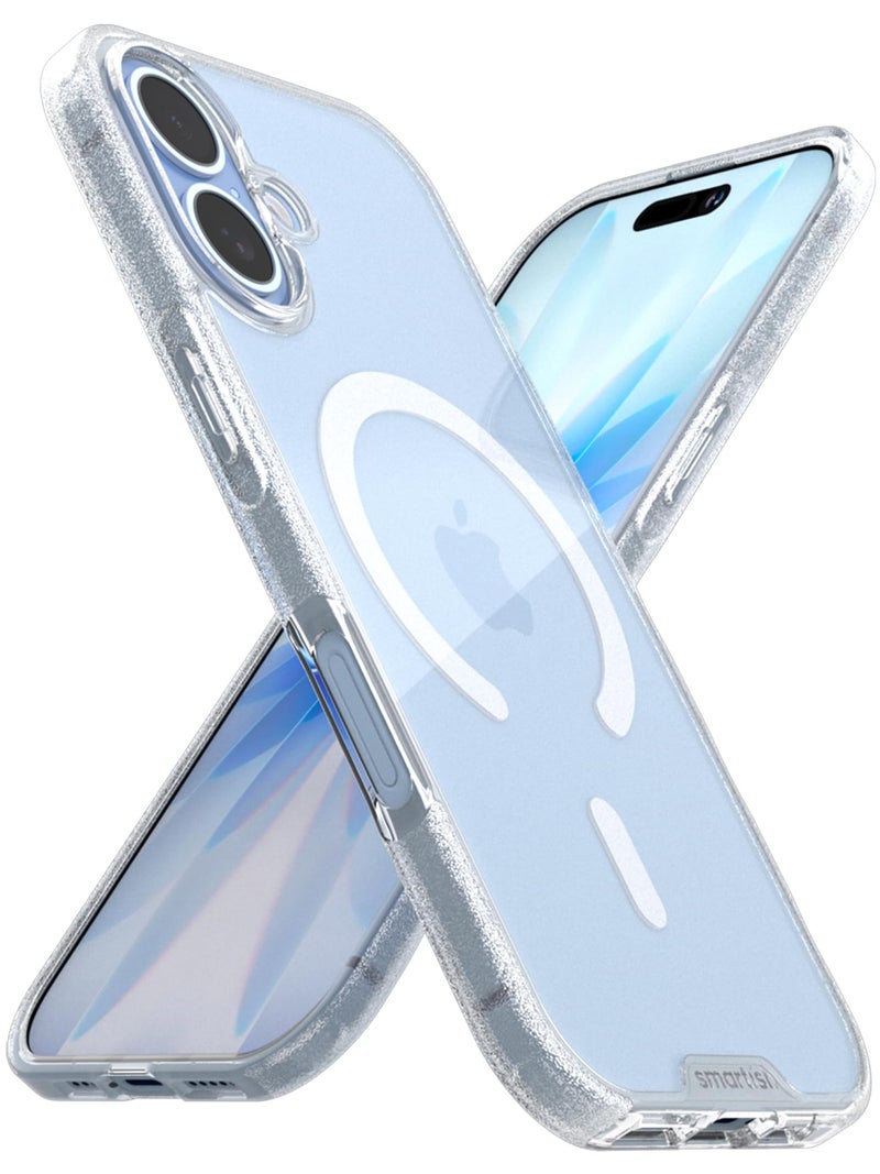 SmartishÂ® iPhone 17 MagSafe Clear Case - Gripmunk Magnetic Slim Case [Lightweight + Protective] Anti-Yellowing Thin Grip Clear Cover for Apple iPhone 17 - Clearly Clear - Image 1