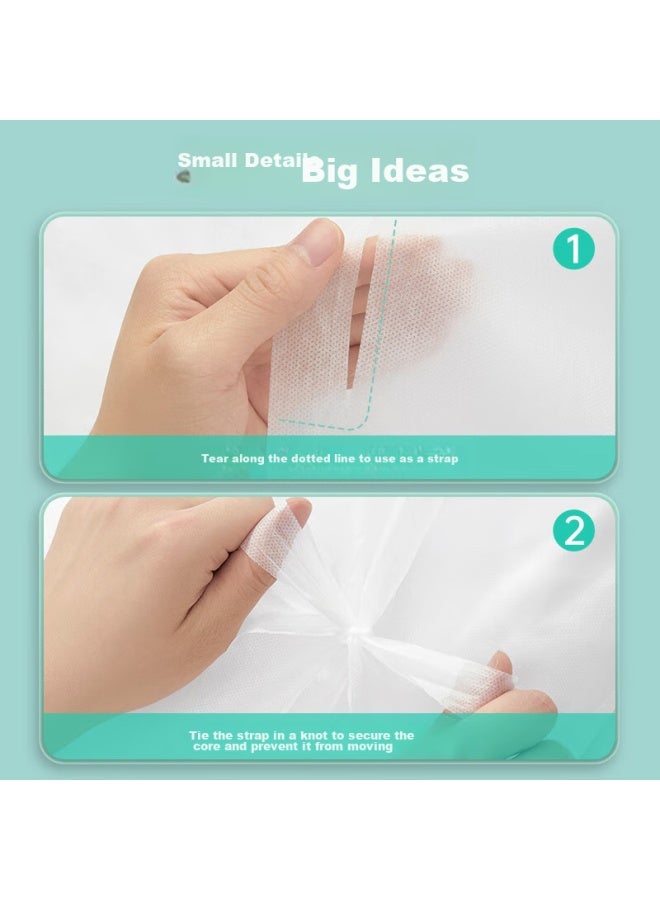 Free Go Freego Disposable Bed Sheet, Duvet Cover, Pillowcase, Thickened Four-piece Set For Business Trips, Travel, Hotels, And Guesthouses, Hygienic Protection - Image 4