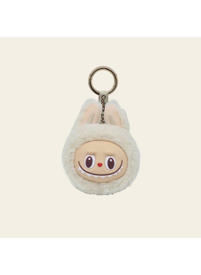 Generation Vinyl Plush Head Small Pendant Second Generation Cloth Key Chain Ugly Cute Doll-Specifications:Generation White-color:The Pendant Is About 8CM (12 Pieces In A Pack, It Is Recommended To Take Multiples Of 12)  - Image 1