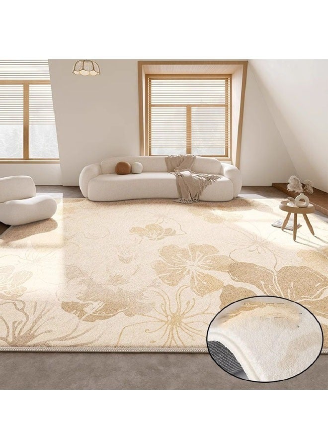 KLNAMAEAAN Foldable, Machine Washable Floor Mat  for Living Room, Bedroom, Bedside, Sofa, and Coffee Table Areas 180X200Cm - Image 1