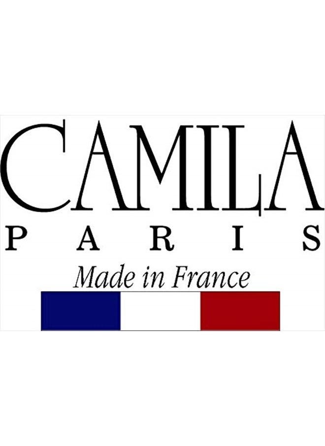 CAMILA - Paris AD824 French Twist Stick Hair Fork, 2 Medium Wavy U Shaped Hair Pin Clip for Spiral Updo and Bun, Tortoise Shell, Fashion Flexible Styling Hair Accessories for Women, Made in France - Image 1