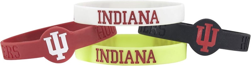 NCAA unisex-adult Silicone Bracelet (4-Pack)