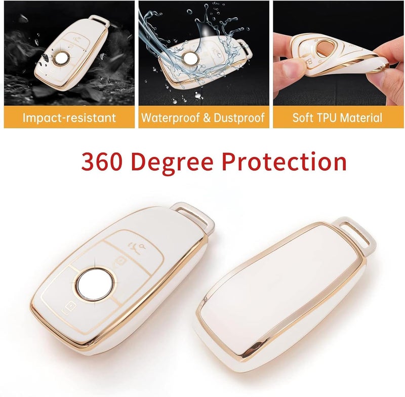 Gematay Mercedes Benz Key Fob Cover with Keychain - Image 4