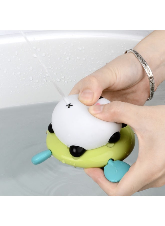 Baby Bath Toys Children's Small Animals Play With Water Suit Children Boys And Girls Babies Can Swim With Water-Color:Hippo Riding Flying Fish - Image 4