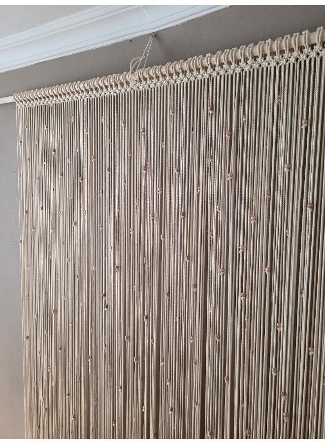 Antikiano Macrame Curtain, Macrame Wall Hanging Door Curtain Wedding Backdrop Window - Image 4