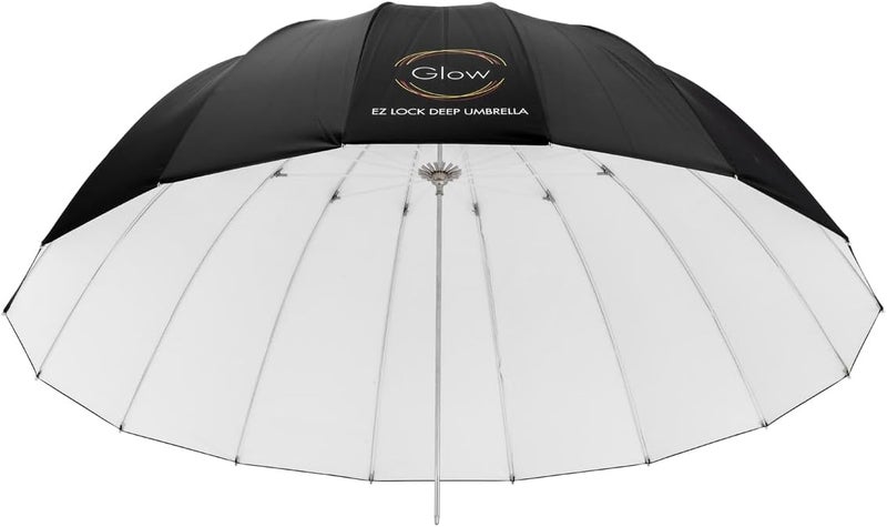 Glow Easy Lock Large Deep White Fiberglass Umbrella (51") - Image 3