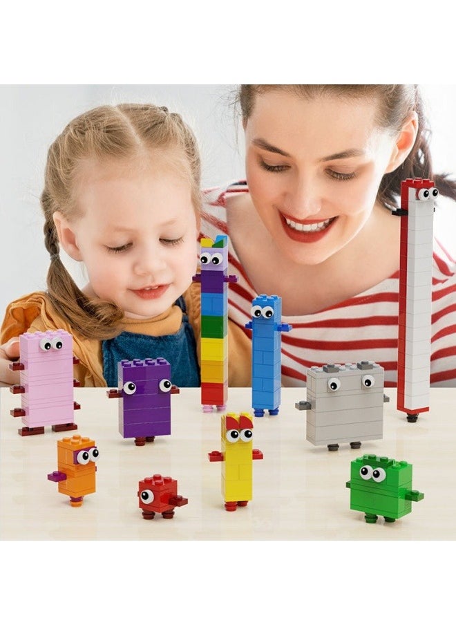 General Number Blocks hand2mind Digital Building Blocks Children's Educational Enlightenment Assembly Toy Teaching  - Image 3