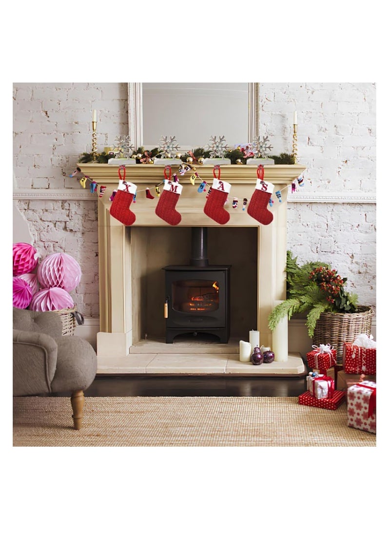 Generic Christmas Stockings Christmas Sock Ornaments Mini Cute Kids Gift Candy Stocking Bags Christmas Decoration Hanging Socks for Xmas Tree Decor (3PCS-Paw)  - Image 5