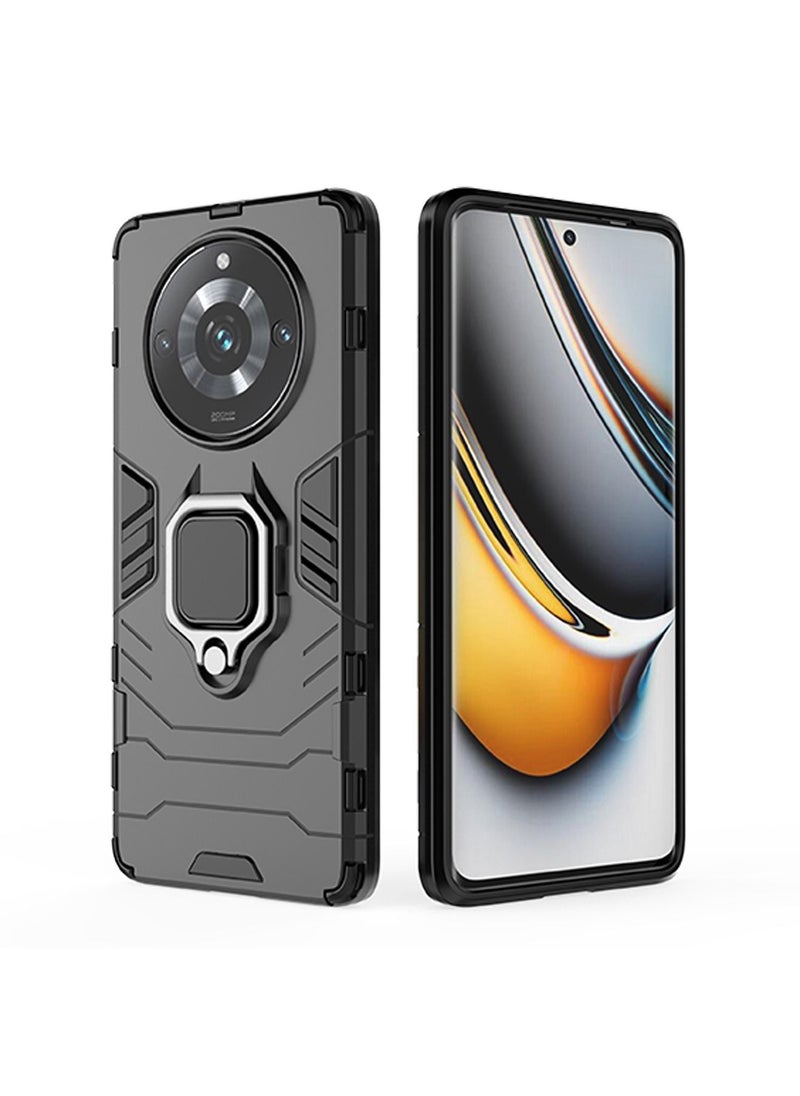 TEAM LUXURY Realme 11 pro plus 5G/Realme 11 pro Case Cover Protector Protection with Military Grade Shockproof Protective Back Cover With Magnetic Ring Mobile Phone Holder Kickstand  - Image 3