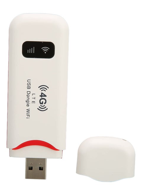 Wireless 4G Network Router, Pocket LTE USB Internet Hotspot with SIM Card Slot, Download 150Mbps, Upload 50Mbps, 10 User Connect, Mobile Travel WiFi Modem Dongle for Phone Computer