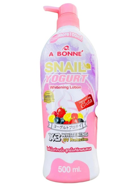 Snail Yogurt Whitening Lotion 500 ml