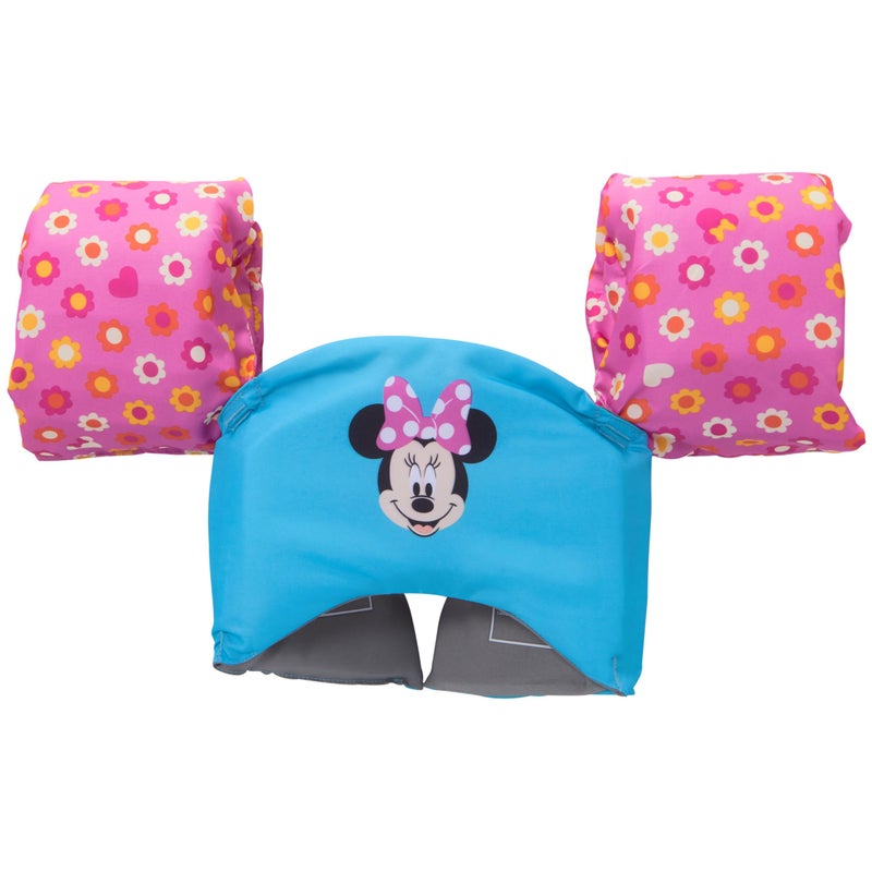 SwimWays Disney Minnie Swim Trainer US Coast Guard Approved Life Vest Kids Swim Vest Arm Floaties Life Jackets for Kids 3355 lbs Minnie - Image 2