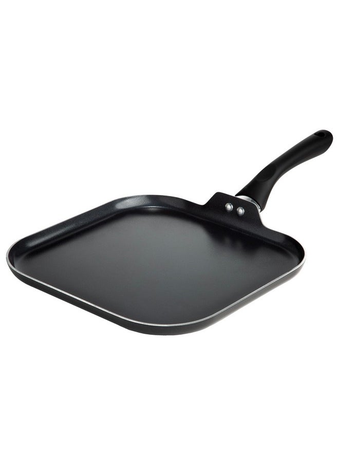Ecolution Ecolution Artistry Nonstick Square Griddle, Easy To Clean, Comfortable Handle, Even Heating, Dishwasher Safe Pots and Pans, 11-Inch, Black  - Image 1