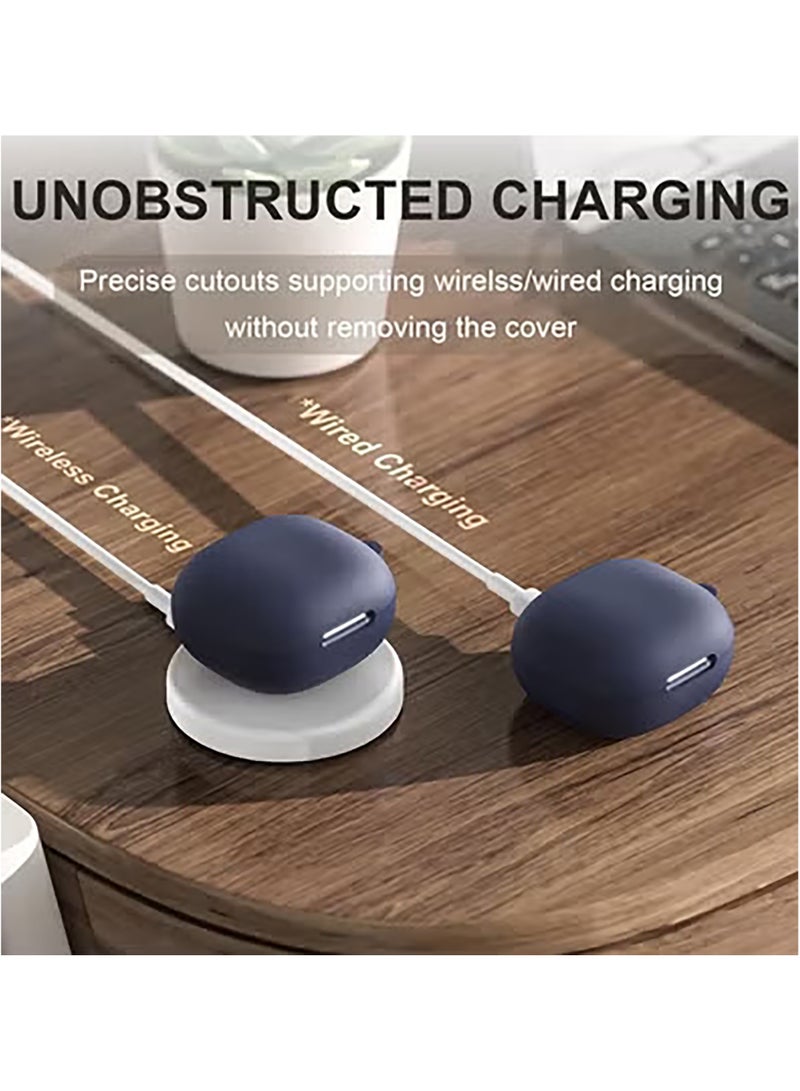 Beauenty Silicone Case for Anker Soundcore P40i Case Cover with Keychain/Cleaner Kit (Blue) - Image 4