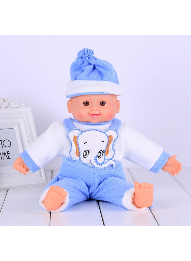 Supply Medium Smile Doll Fashion Dress Vinyl Doll Children's Doll-Color:Red - Image 4