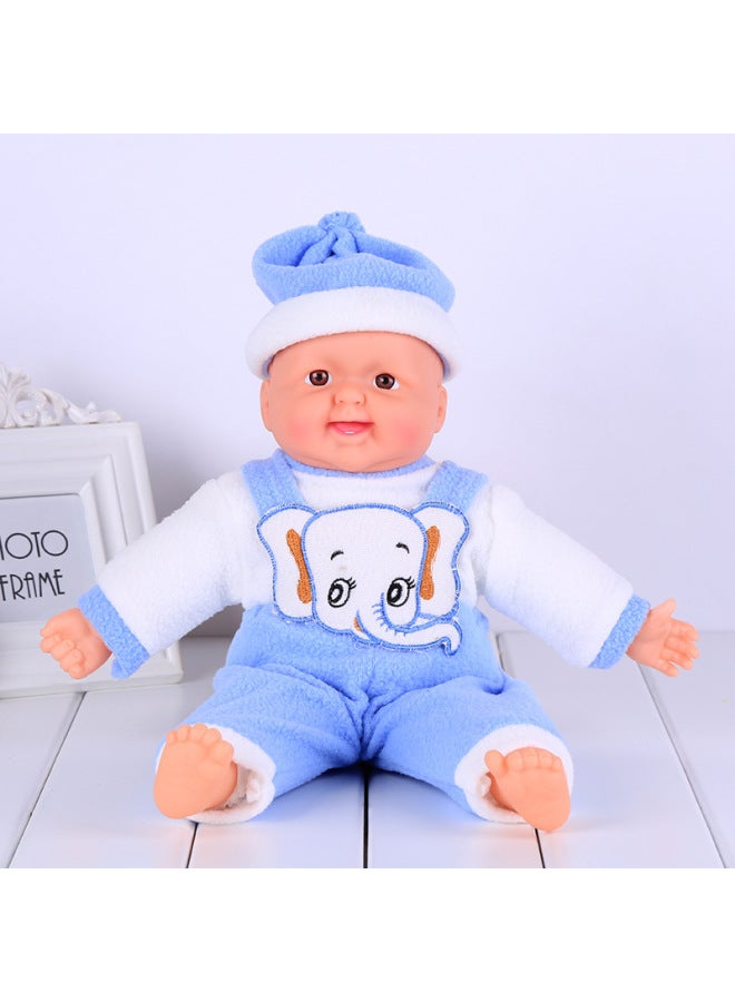 Supply Medium Smile Doll Fashion Dress Vinyl Doll Children's Doll-Color:Red - Image 2