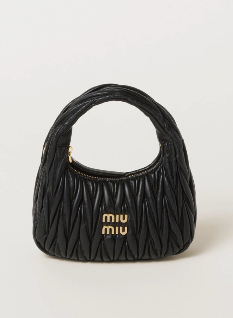 MIU MIU Wander nappa leather hobo Shoulder Bag - Image 1