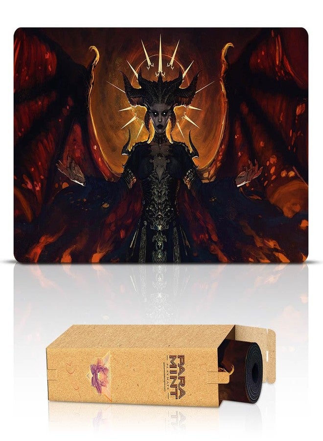 Paramint بارامنت ليليث (مخيط) - سجادة لعب MTG بواسطة أناتو فينستارك، ديابلو - متوافقة مع سجادة لعب ماجيك ذا جاذرينغ - العب MTG، يوجي أوه، TCG - تصاميم فنية أصلية لسجادة اللعب والإكسسوارات - Image 1