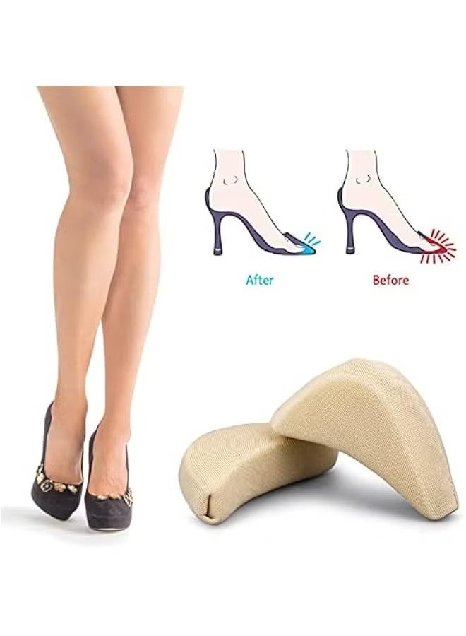 Adjustable Soft Sponge Shoe Filler Pair for Big Toe Support, Unisex Shoe Inserts to Make Oversized Shoes Fit, Reusable High Heel Foot Pads - Image 5