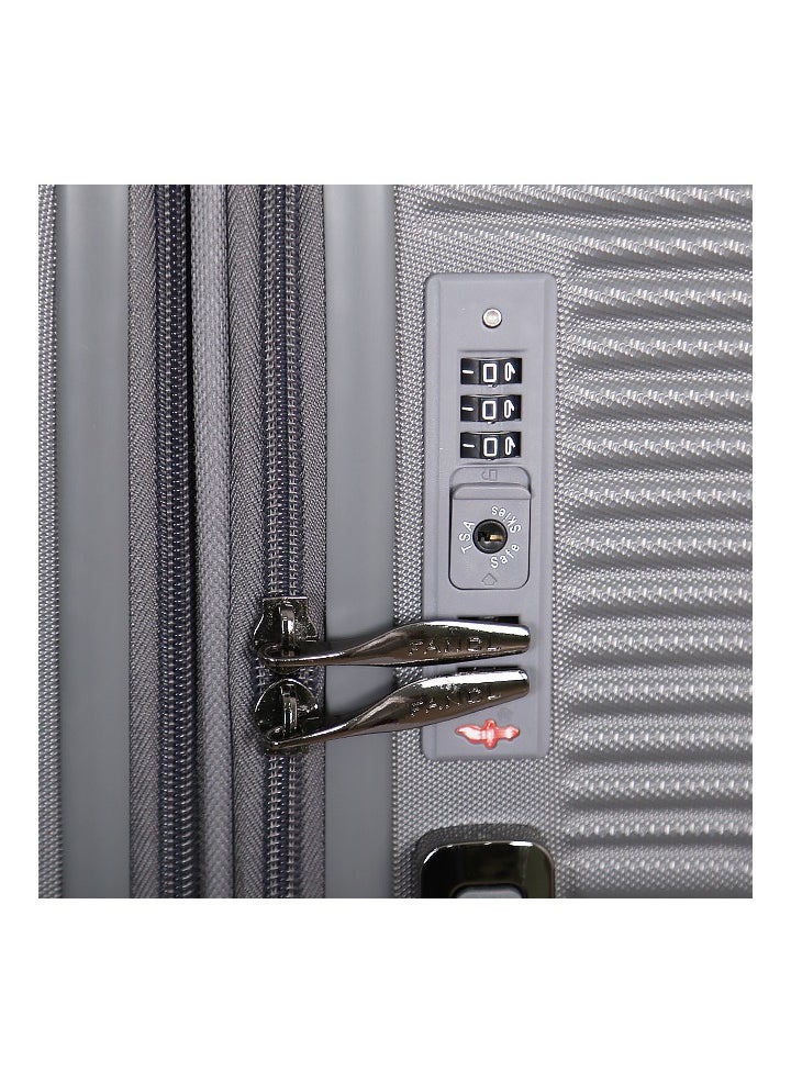Fancl - Fancl Hardshell Luggage Trolley 4 pcs Set,Grey - Image 1