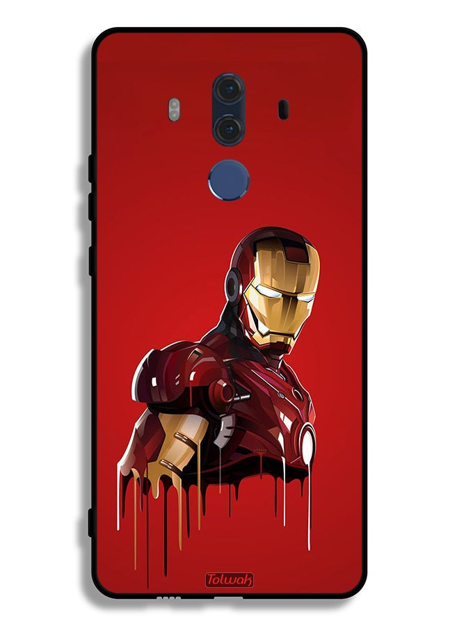 Tolwak Huawei Mate 10 Pro Protective Case Cover Iron Man Art - Image 2