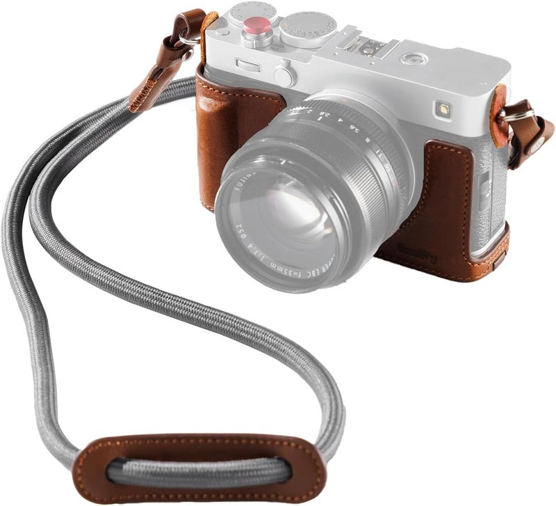 SMALLRIG Camera Leather Case Kit for FUJIFILM X-E5 (Brown) 5449 - Image 1