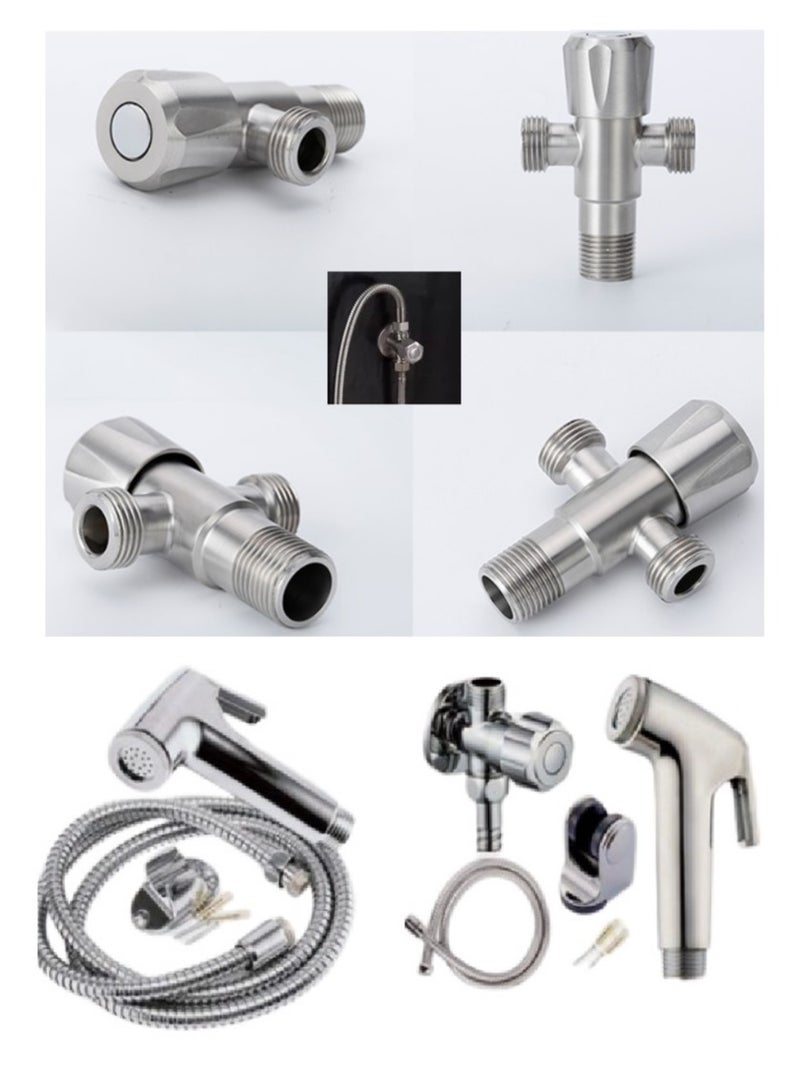 Bath shattaf ,  With A Adapter And An Additional 2 Meter Hose - Image 1