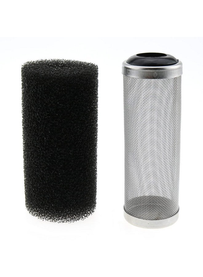 LUORNG Stainless Steel Aquarium Filter Guard 16mm Pre-Filter Sponge Aquarium Filter Protector Cover Kit for Fish Tank Inlet Pond - Image 1