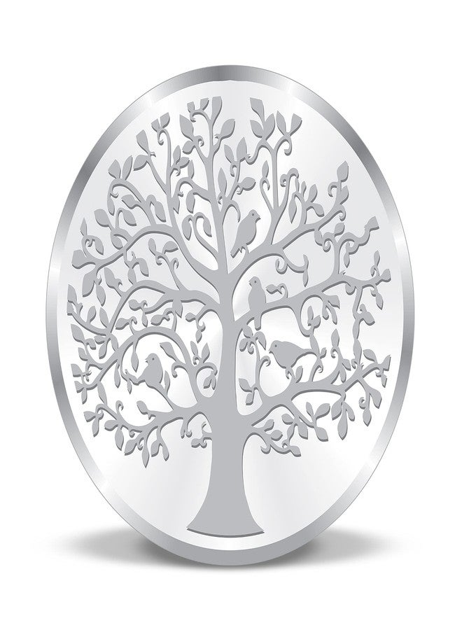 ACPL Precious Moments BIS Hallmarked 10 gram Silver Coin Banyan Tree 999 Pure - Image 1