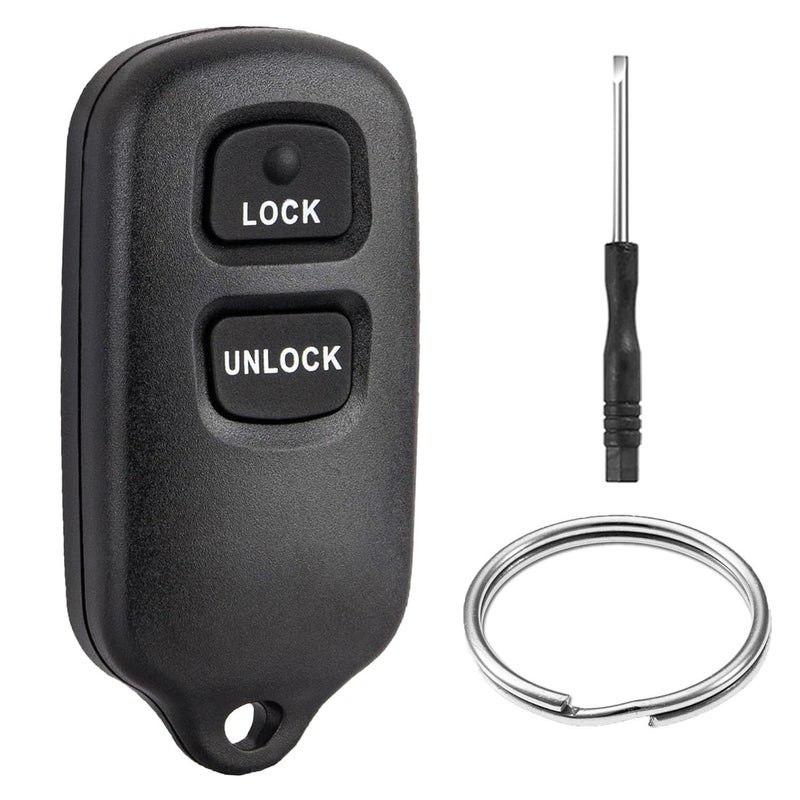 JJCHQ Key Fob Shell Case Replacement for Toyota Celica Echo Highlander Prius Rav4 Tacoma Yaris 4Runner Tundra FJ Cruiser Scion xA xB HYQ12BBX HYQ12BAN 20002008 3 Button Keyless Entry Remote Car Key Cover - Image 3