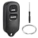 JJCHQ Key Fob Shell Case Replacement for Toyota Celica Echo Highlander Prius Rav4 Tacoma Yaris 4Runner Tundra FJ Cruiser Scion xA xB HYQ12BBX HYQ12BAN 20002008 3 Button Keyless Entry Remote Car Key Cover - Image 2