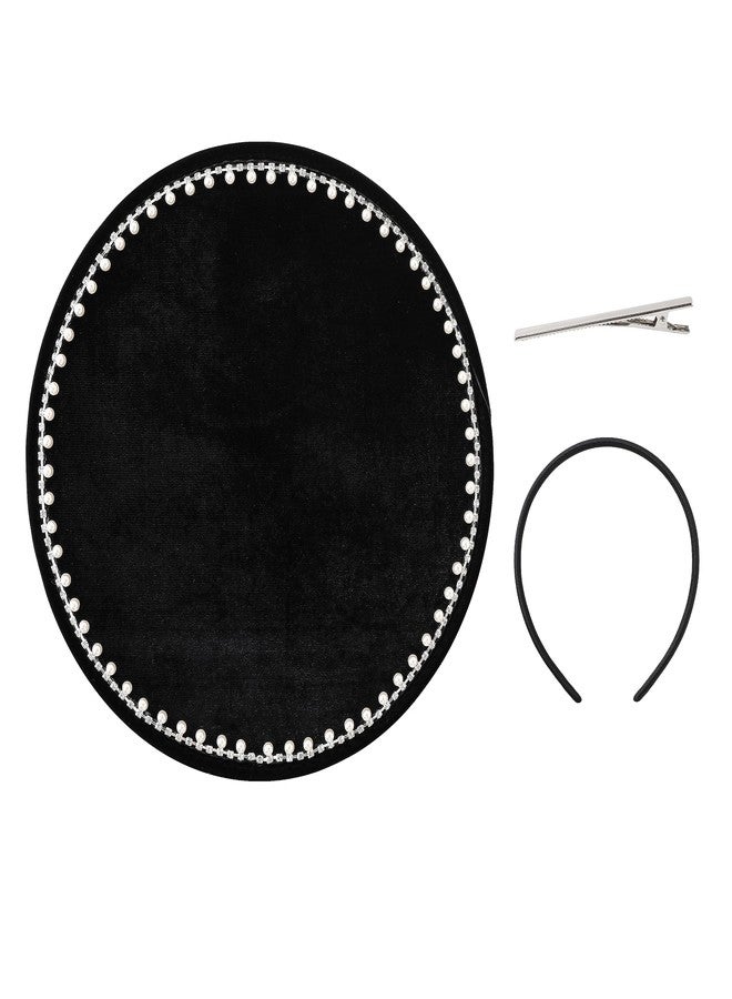 كوكو لاند قبعة كوكولاند المزينة، طوق رأس مزين لحفلات الشاي والكوكتيل، قبعات ديربي عتيقة لحفلات الزفاف - Image 5