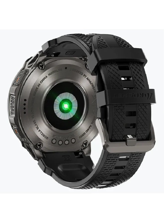 KOSPET ساعة TANK T4 الذكية بشاشة AMOLED مقاس 1.43 بوصة - أسود - Image 5