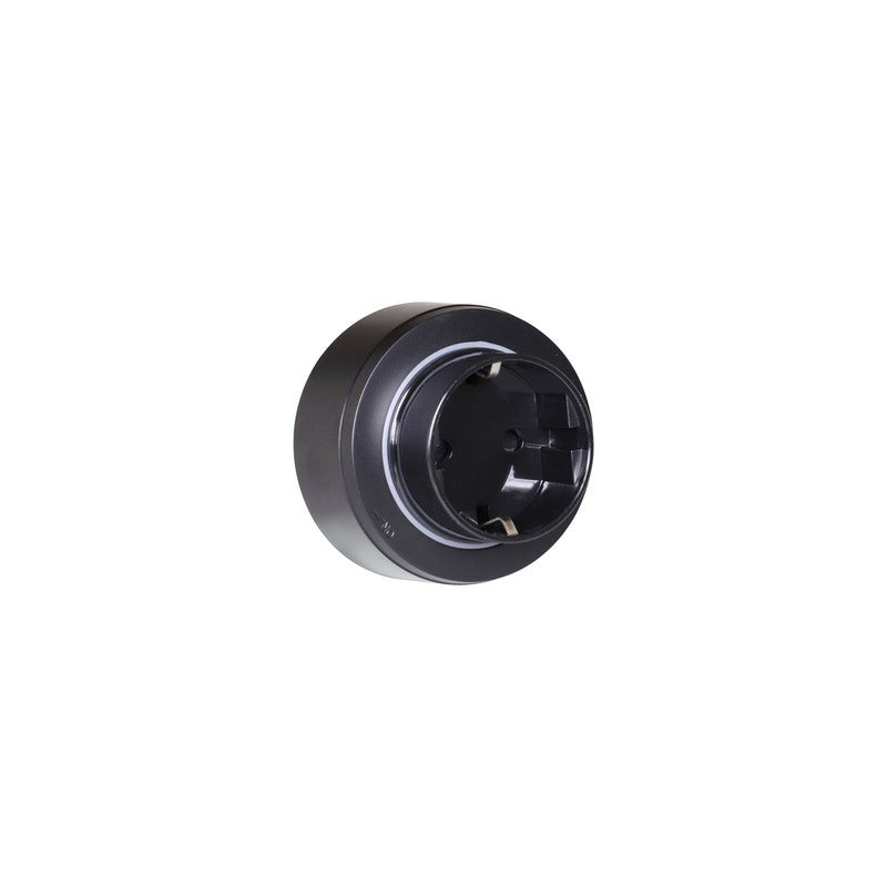 زويا بريزة زويا مجوفة سوكت اسود بضوء ZOYA -013 BK 16A - Image 2