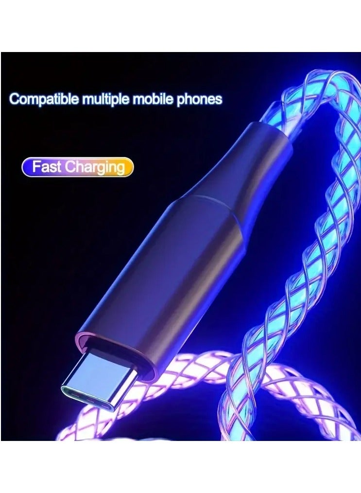 USB to Type-C RGB Fast Charging Cable – 66W High-Speed Data Cable with Breathing Light, Ideal for Car & Gaming Setups - Image 5
