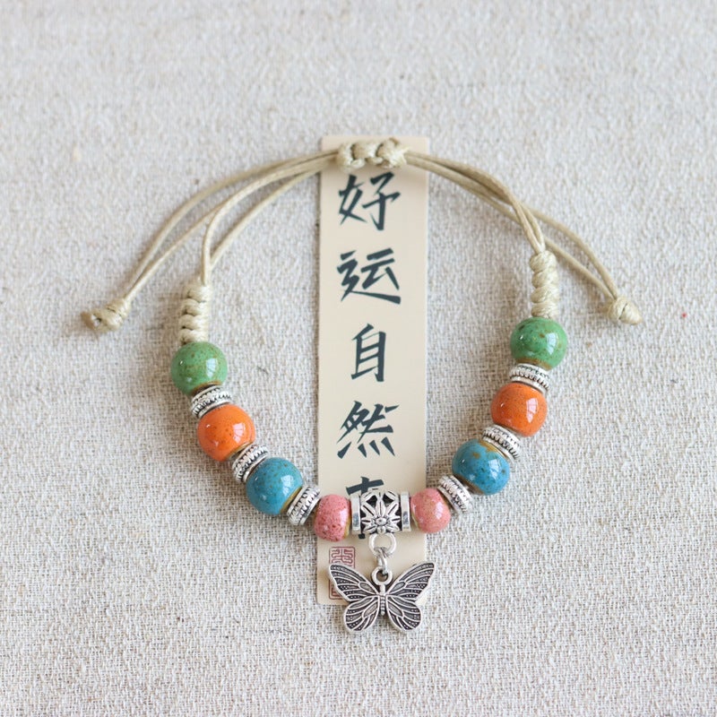 Chinese Style Woven Ceramic Bracelet - Image 4