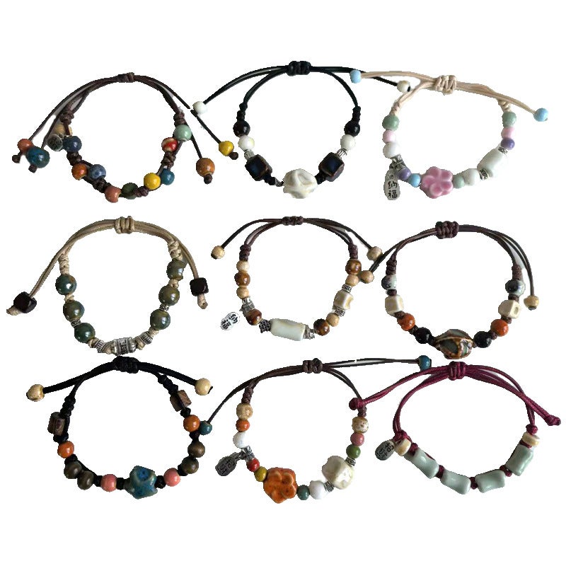 Chinese Style Woven Ceramic Bracelet - Image 5