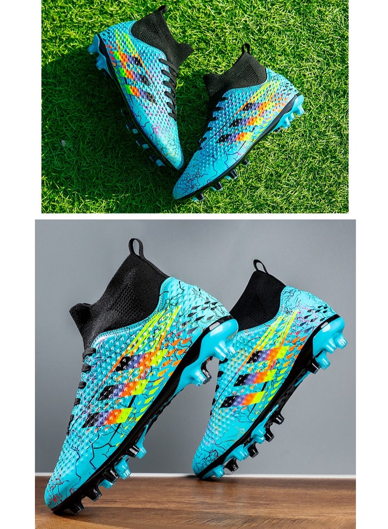 SKT Shiketro Men's soccer cleats for outdoor indoor professional youth boys soccer cleats unisex soccer cleats. - Image 3