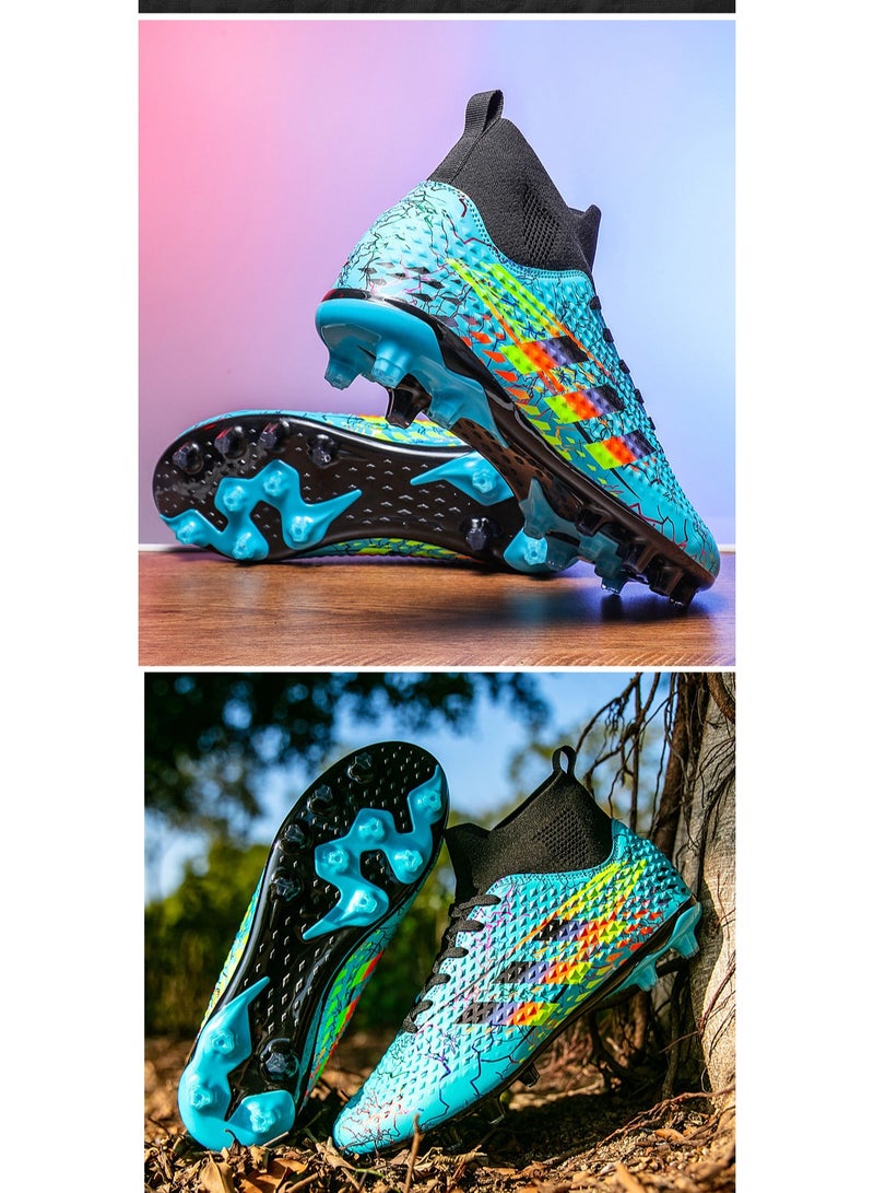 SKT Shiketro Men's soccer cleats for outdoor indoor professional youth boys soccer cleats unisex soccer cleats. - Image 2