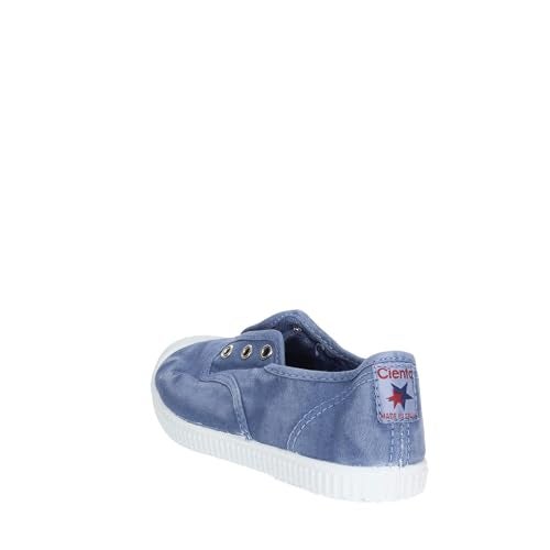 Cienta Kids Canvas Slip On Sneakers For Girls and Boys - Denim, 26 EU (9 M US Toddler) - Image 2