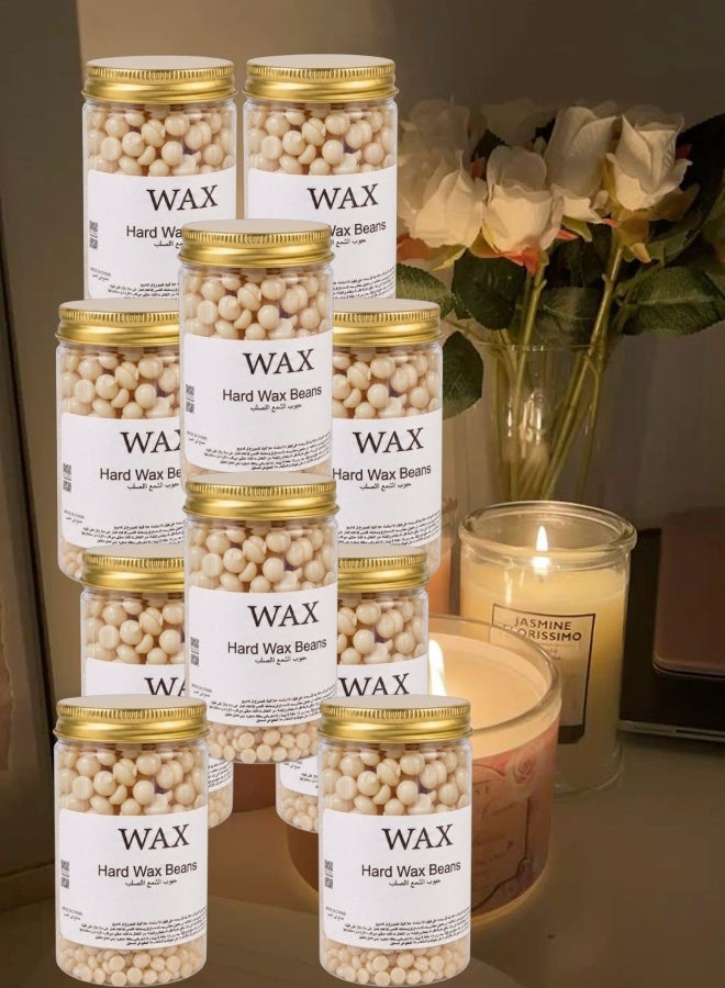 Wax 10 Pieces Hard Wax Beans White - Image 1