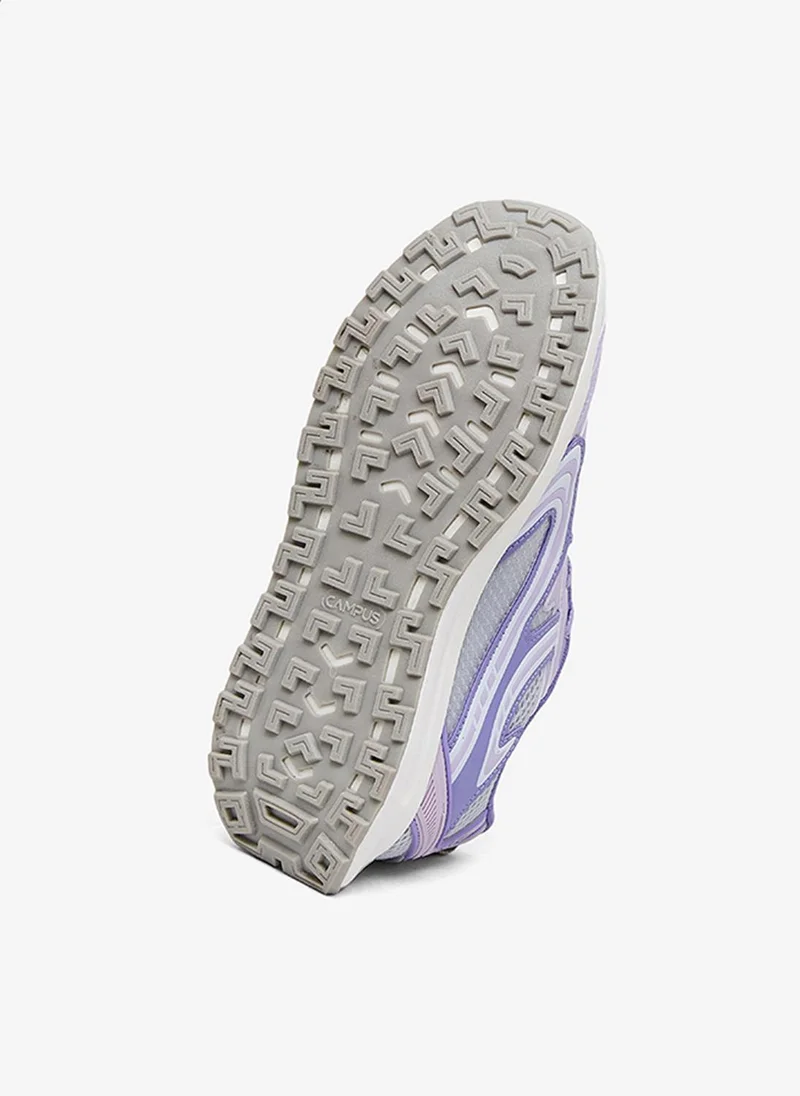 Campus CHRONO Women Chrono Nitrofly Cushion Lace-Up Sneakers-Grey for Women | Best Price UAE