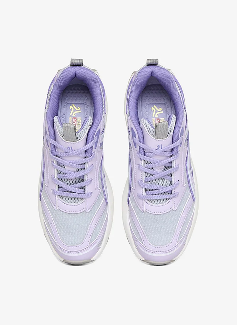 Campus CHRONO Women Chrono Nitrofly Cushion Lace-Up Sneakers-Grey for Women | Best Price UAE