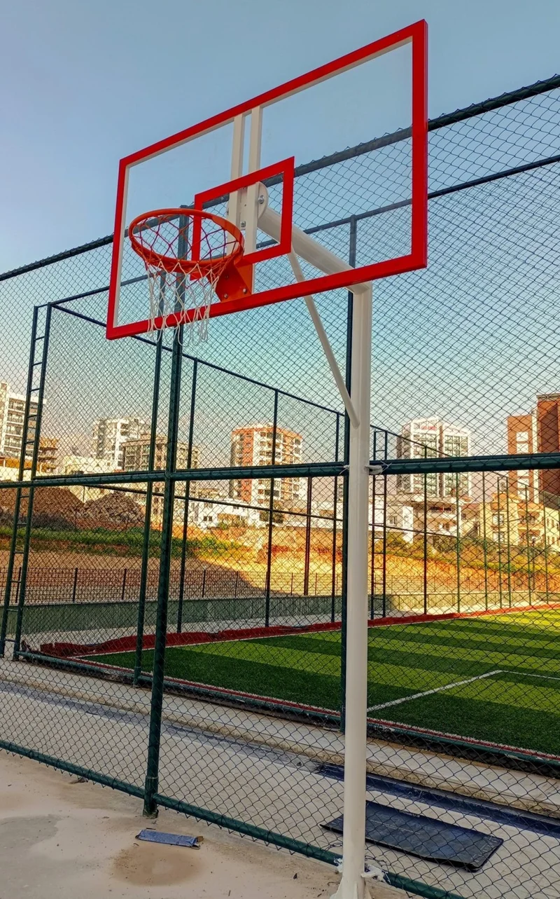 adelinspor Basketball Hoop Hydraulic Hoop 105*180 10 mm Glass